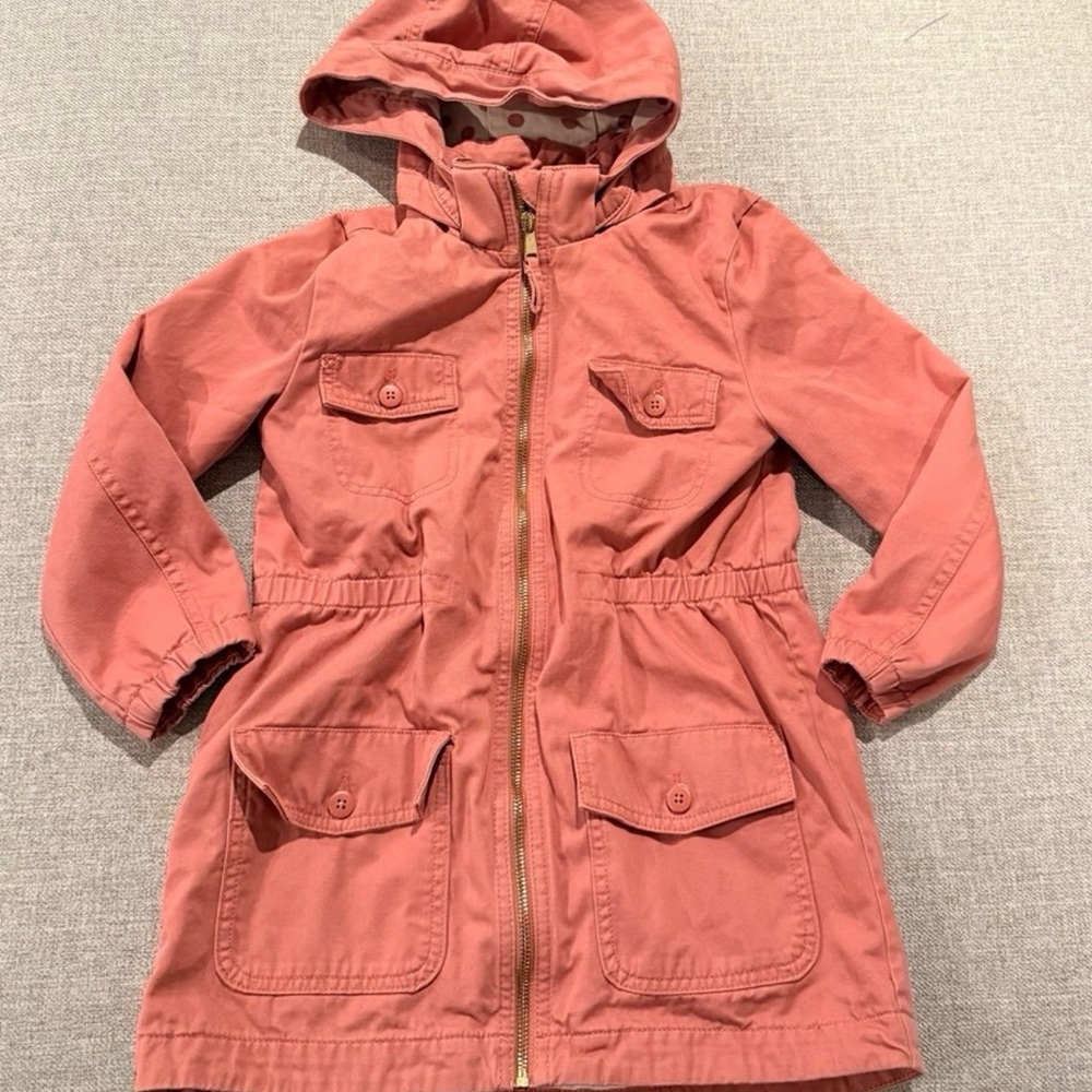 H&M Kids Dusty Pink Hooded Raincoat